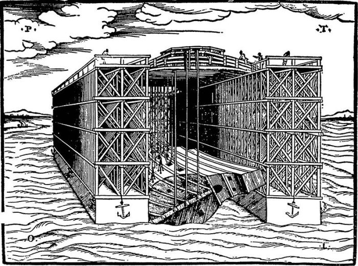 800px-Floating_Dock._Woodcut_included_in_the_'Descrittione'_of_Venice_1560