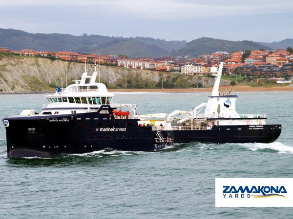El buque de transporte de pescado vivo Ronja Polaris