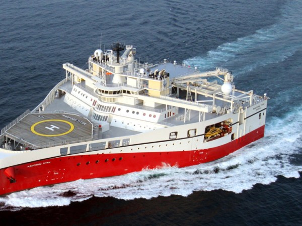 El buque de investigación sísmica Ramform Titan