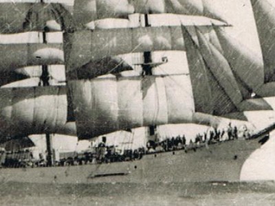 El buque escuela Galatea