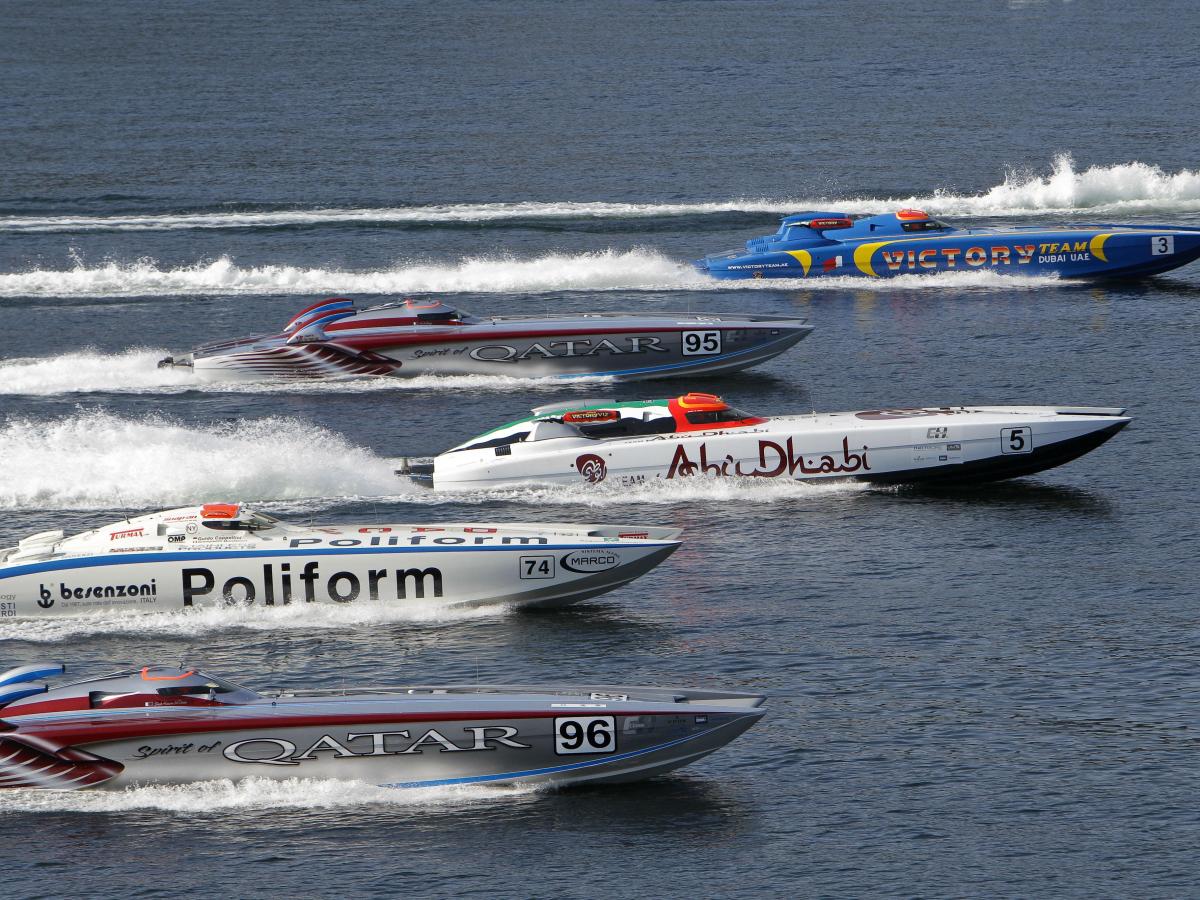 Class 1, máxima velocidad sobre el agua