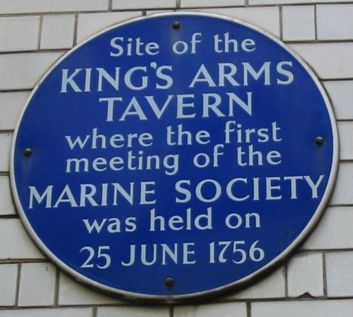 King's_Arms_Tavern_plaque_London_1756