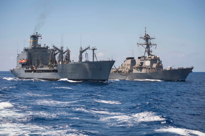 DDG en ejercicios de aprovisionamiento