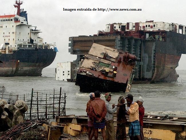 Desguace de buques en Chittagong