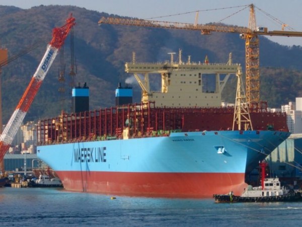 Madrid Maersk: reinado efímero como el portacontenedores más grande del mundo.