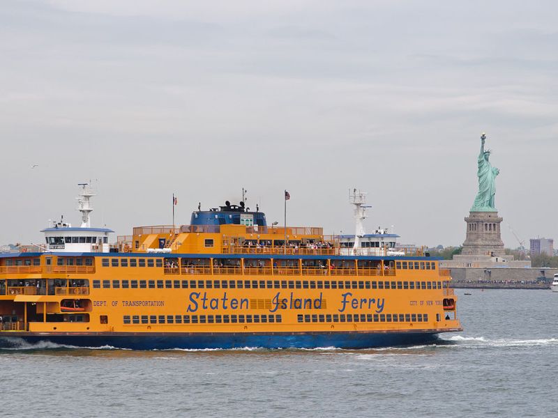 Los transbordadores de la Staten Island Ferry