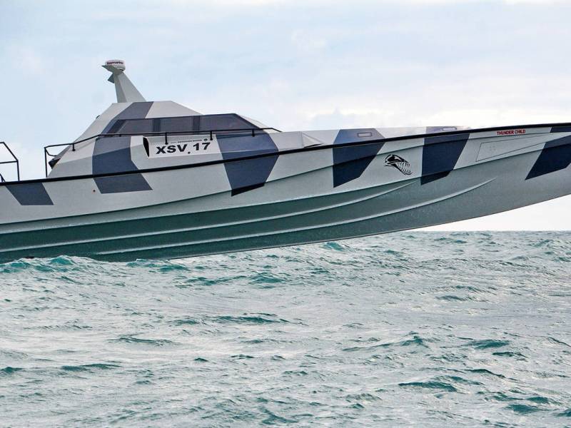La embarcación rápida Thunder Child XSV 17
