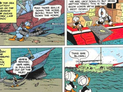 Cuando el Pato Donald invalidó una patente para rescatar barcos