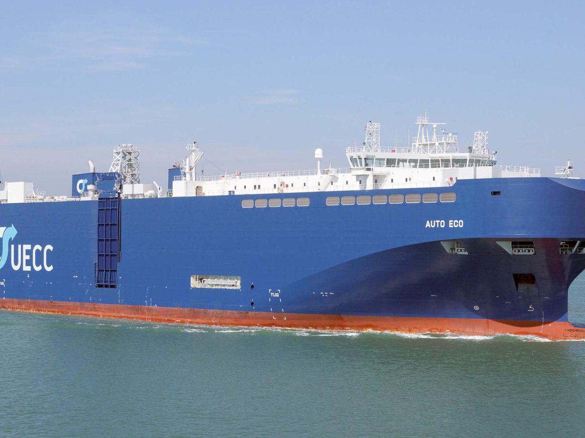 Auto Eco, el primer PCTC propulsado por gas natural