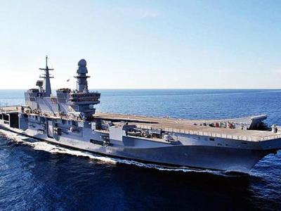 Portaaeronaves Cavour: de los Apeninos a los Andes