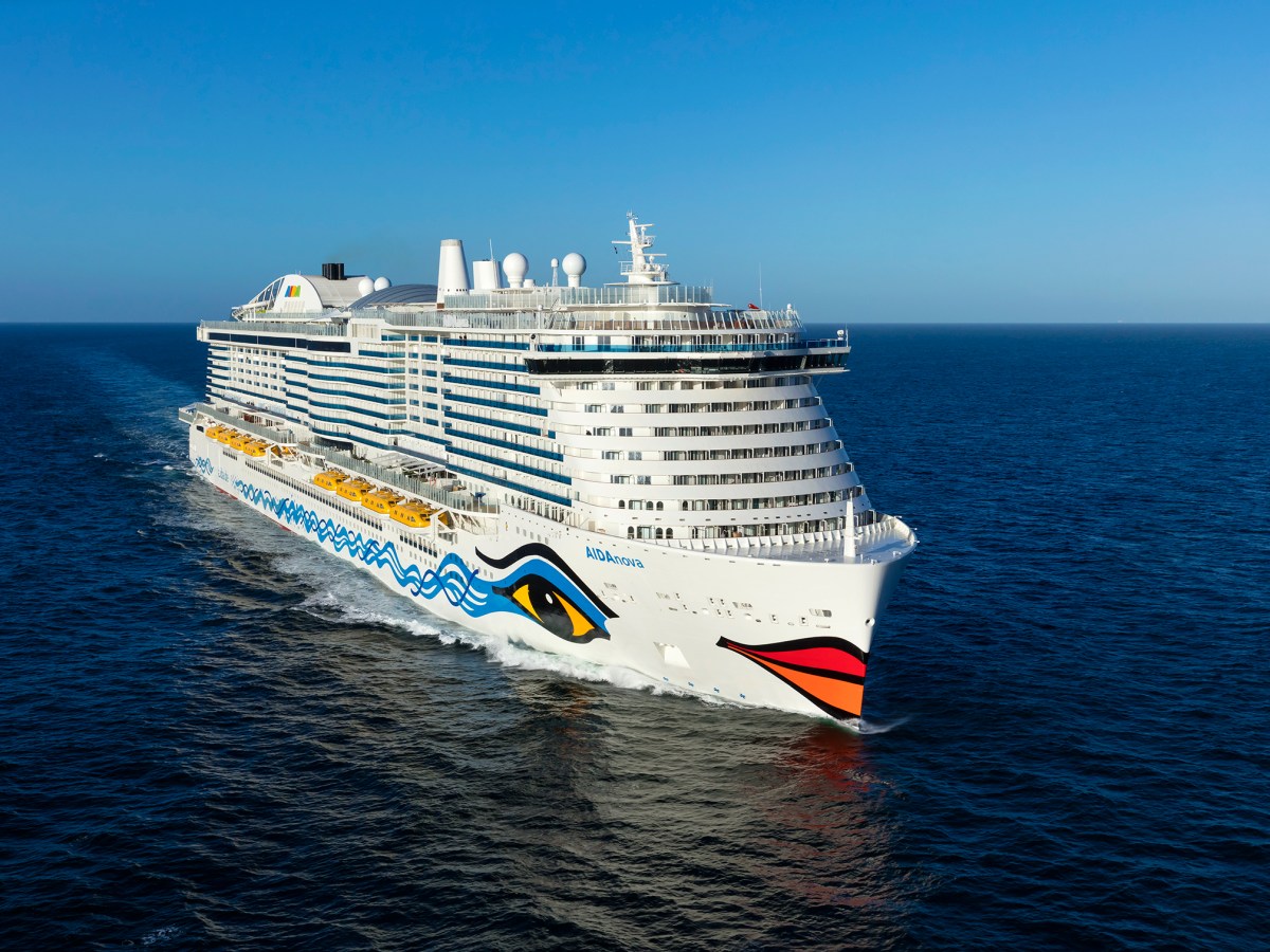 Entregado el AIDANova, el primer crucero propulsado por gas natural licuado