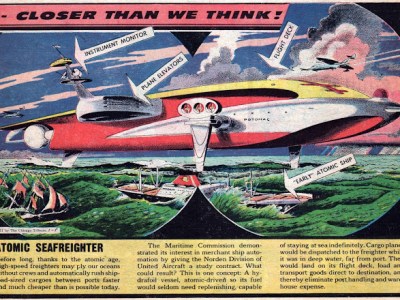 El futurismo marino de Arthur Radebaugh en “Closer than we think!”