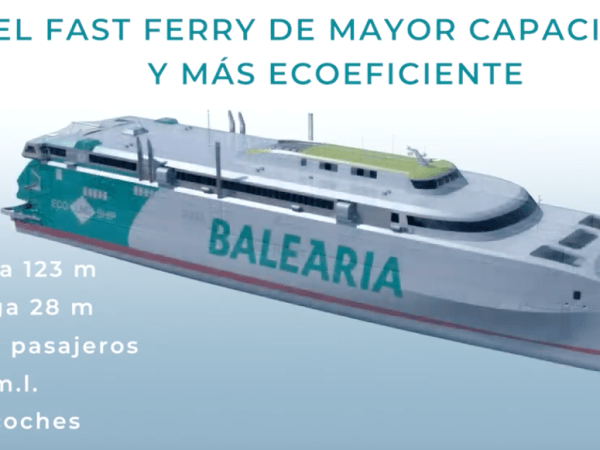 Vídeo: el fast ferry Eleanor Roosevelt de Baleària