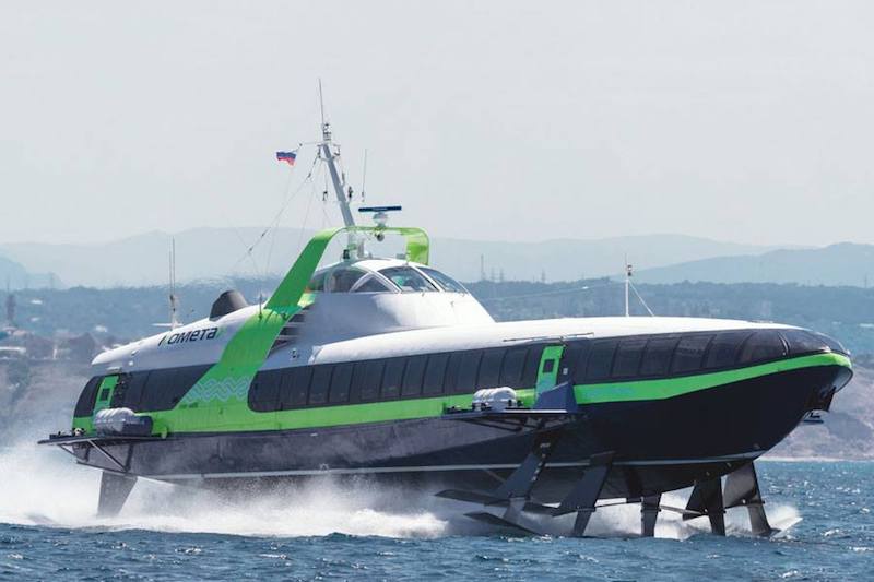 Kometa 120M, la nueva generación de los legendarios hidroalas rusos