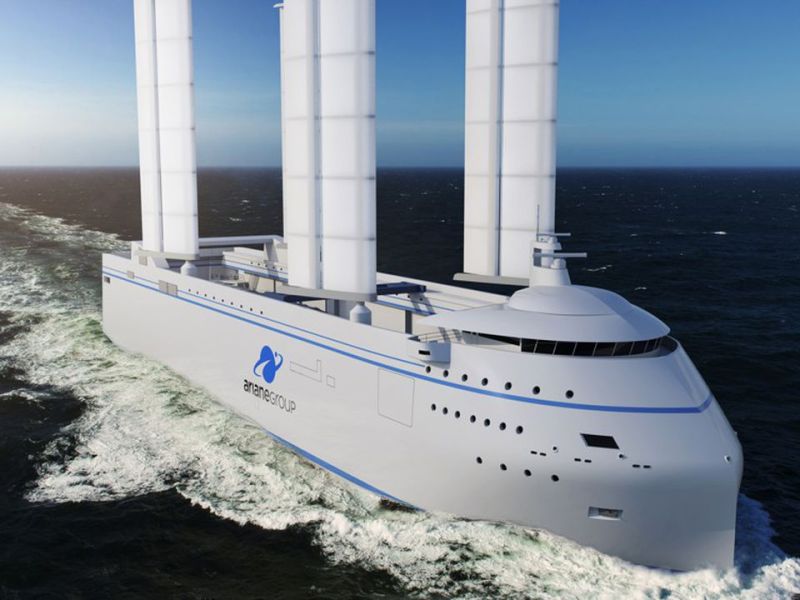 Canopeé, el moderno velero que transportará los componentes del Ariane 6