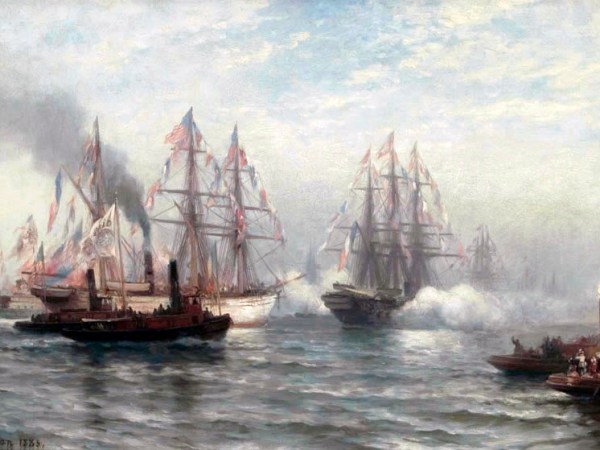 La fragata Isère y el transporte a Nueva York de la estatua de la Libertad