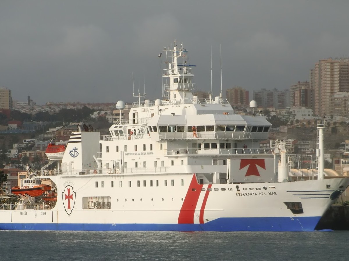 El buque hospital Esperanza del Mar