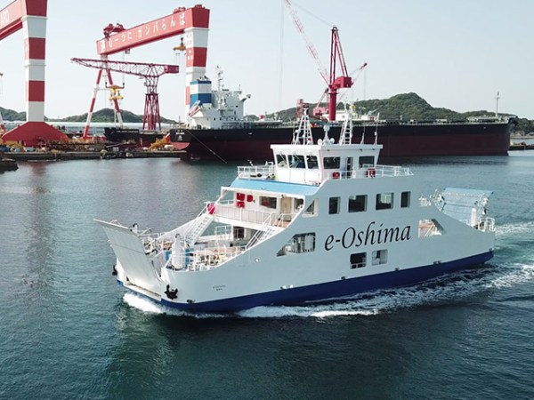 El ferry eléctrico E/V e-Oshima elegido barco del año 2019 en Japón