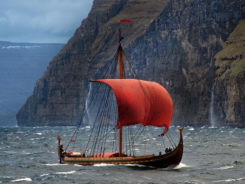 El Draken Harald Hårfagre, un drakkar vikingo del siglo XXI