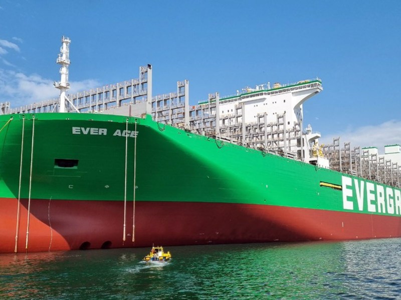 El Ever Ace, el nuevo portacontenedores más grande del mundo