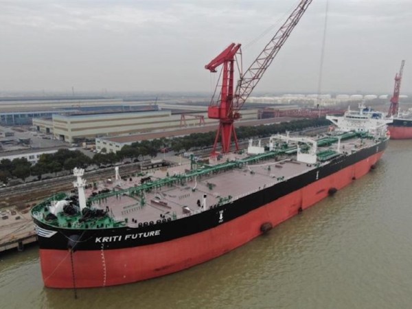 El Kriti Future, el primer petrolero preparado para usar amoniaco (NH3) como combustible