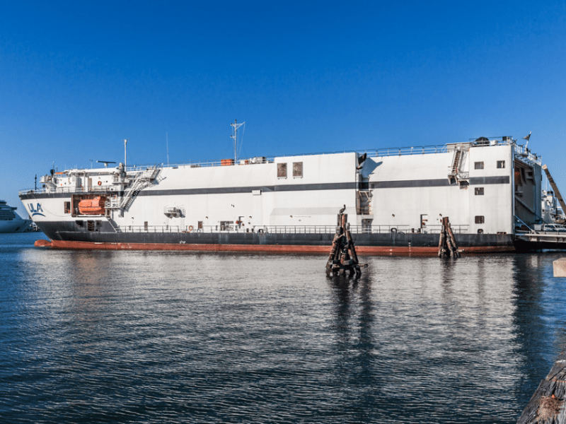 Rocketship, el barco de transporte de cohetes espaciales de la United Launch Alliance (ULA)