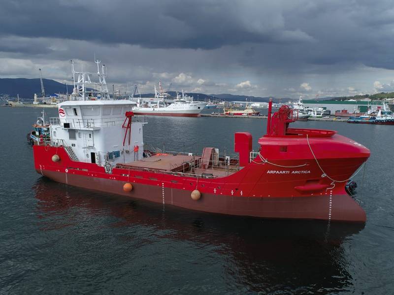 Vídeo: la construcción del multicargo frigorífico Arpaarti Arctica de Nodosa resumida en cinco minutos