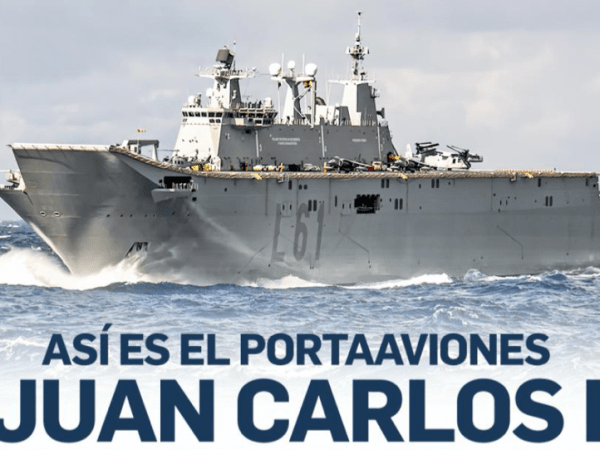 Infografía: Así es el portaaviones Juan Carlos I comparado con los barcos más grandes de la historia