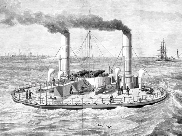 Extravagantes barcos circulares: del remolcador Umemaru al buque blindado Novgorod (1873-1911)