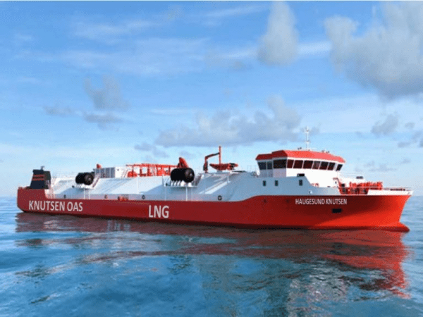 El Haugesund Knutsen, el primer buque de bunkering de LNG construido en España