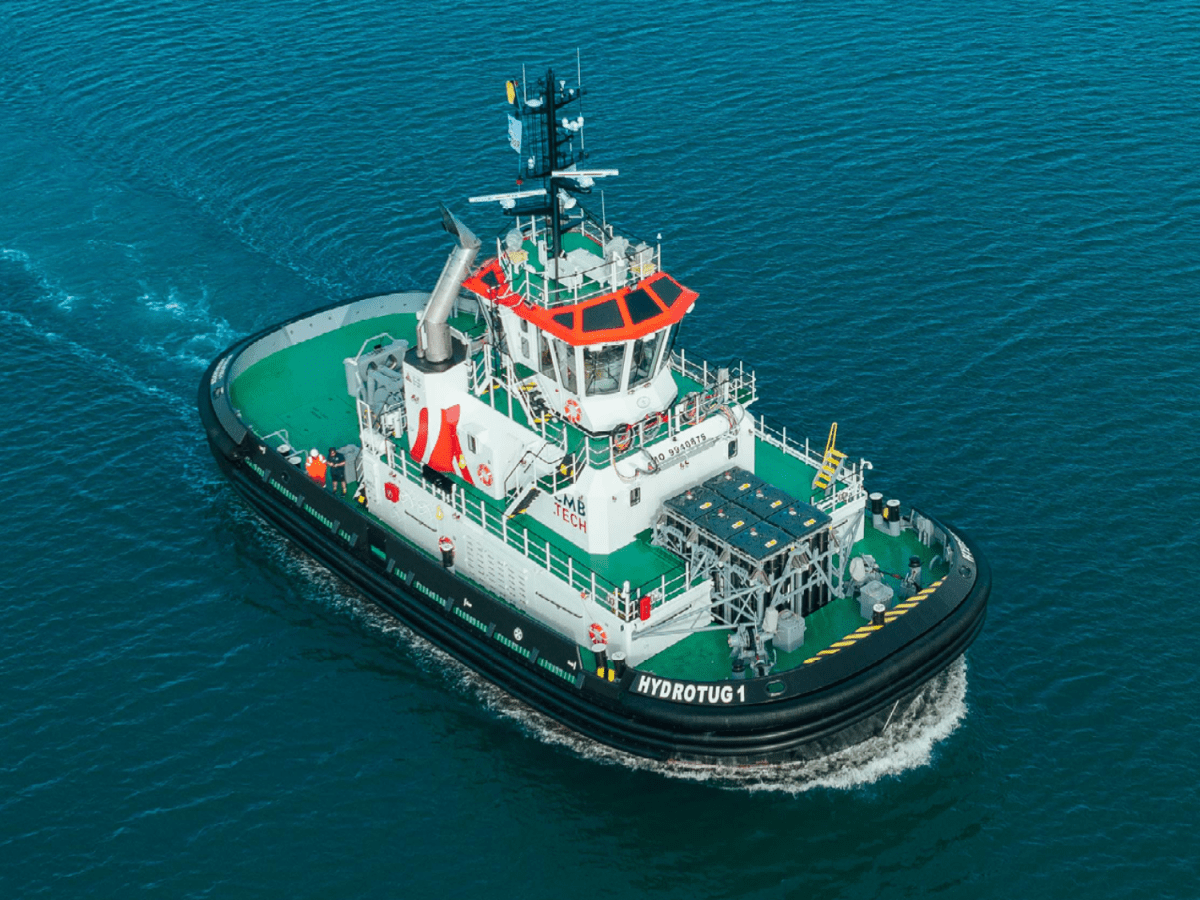 El Hydrotug 1 de Astilleros Armon, el primer remolcador en el mundo propulsado por hidrógeno