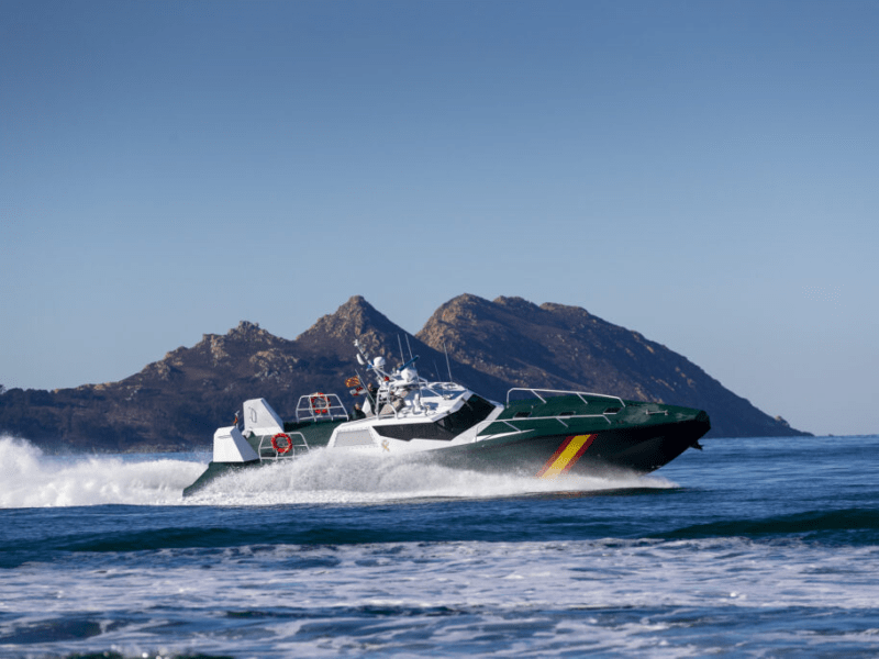 La patrullera Río Flumen de AISTER, alta velocidad y maniobravilidad al servicio de la Guardia Civil