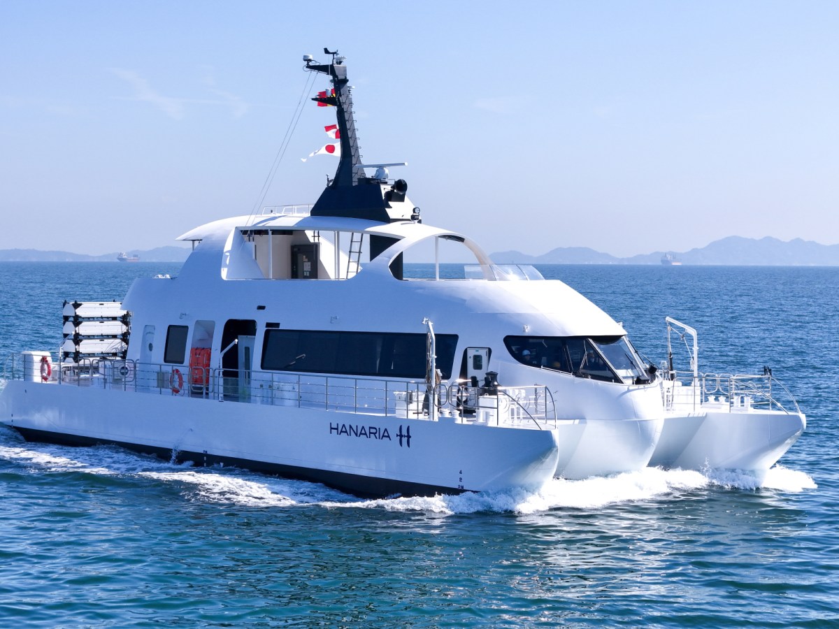 El Hanaria, la primera embarcación híbrida de hidrógeno y biodiésel en Japón, buque del año 2024 en el país del Sol Naciente