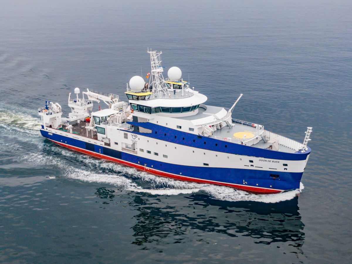 El Odón de Buen, el buque insignia de la flota del Instituto Español de Oceanografía