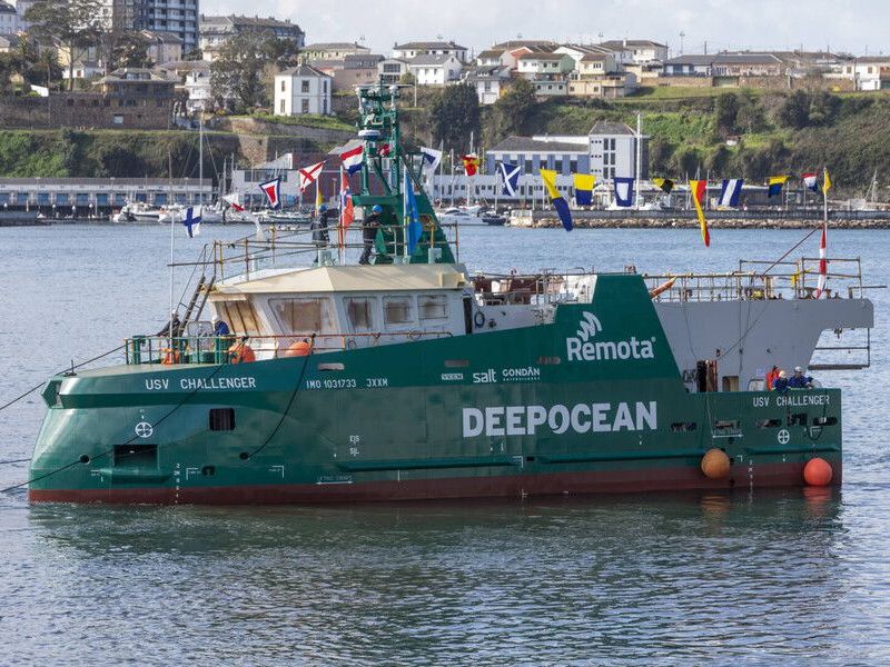 El USV Challenger, el primer buque no tripulado construido por Astilleros Gondán, un astillero con 100 años de historia