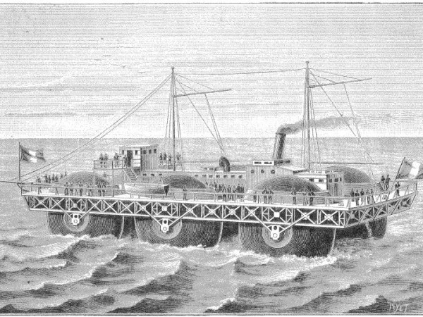 El tesoro de los galeones de Rande y sus barcos con ruedas, los dos grandes fracasos de Ernest Bazin, el mayor inventor francés de todos los tiempos