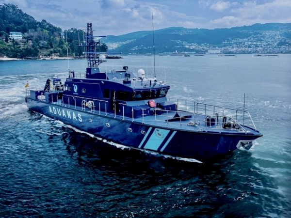 La Peregrino I, la primera de las patrulleras Rodman 111 para el Servicio de Vigilancia Aduanera