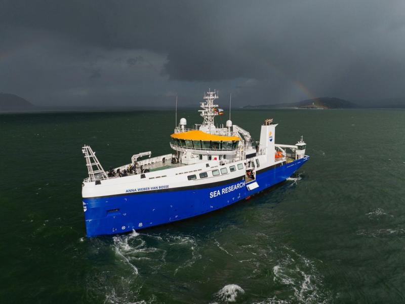 El buque oceanográfico Anna Weber-van Bosse, la joya de la corona del NIOZ neerlandés
