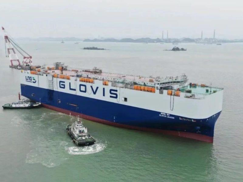 El Glovis Leader, el primer buque de transporte de automóviles que supera los 10.800 CEU