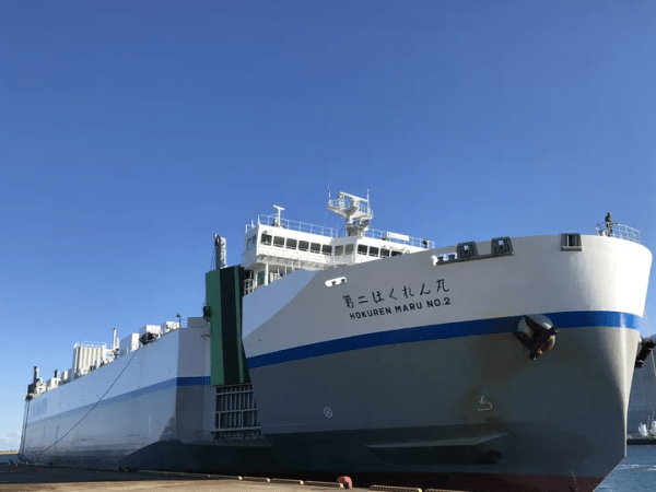 El Hokuren Maru No.2, el primer buque de transporte rodado en Japón que consigue la certificación de buque autónomo